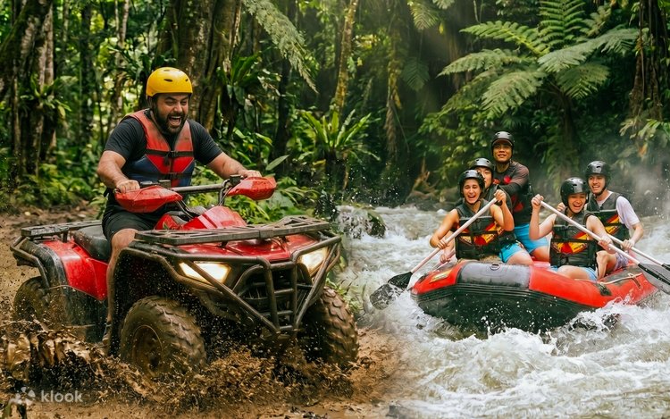 Ubud Ayung Rafting & ATV Ride Adventure Tour Package